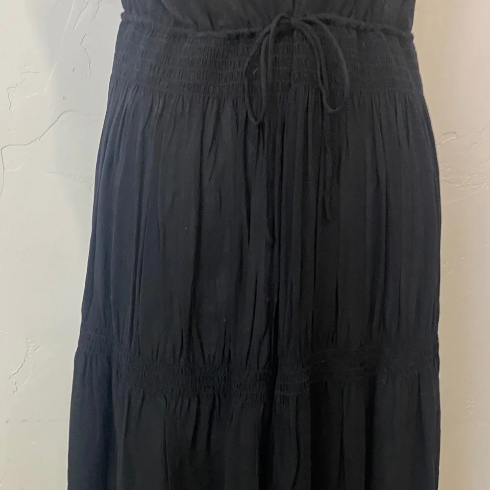 James Perse Black Sleeveless Loose Fit Dress - Picture 3 of 6